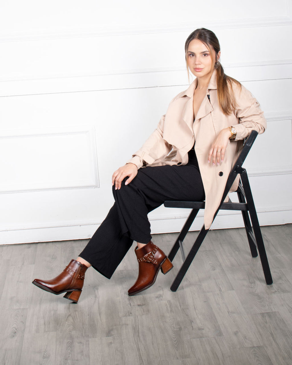 Botines Celeste