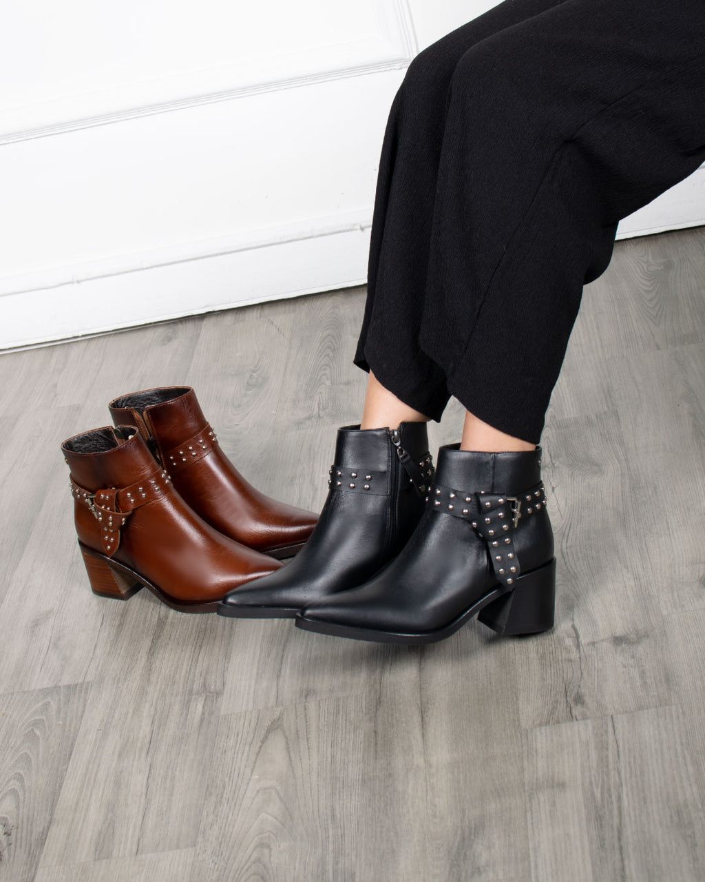 Botines Celeste