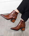 Botines Celeste