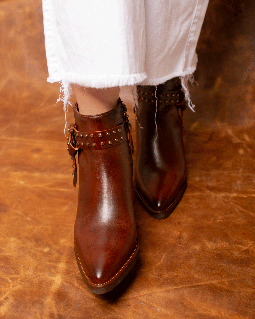 Botines Celeste
