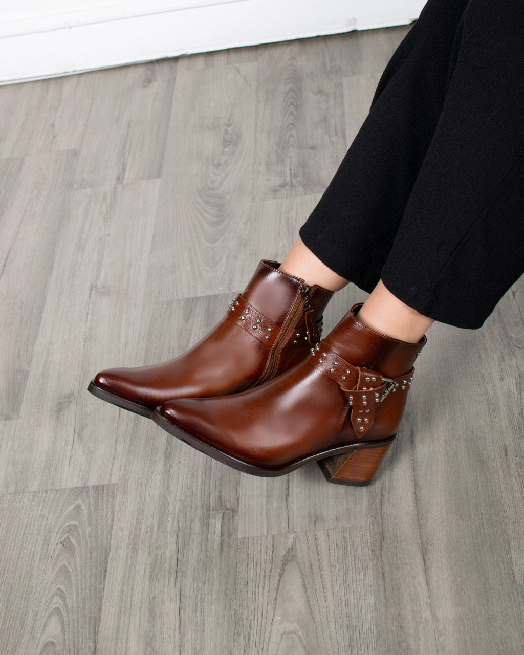 Botines Celeste